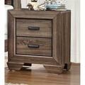 Home Elegance Beechnut Collection Night Stand- Light Elm - 23.5 X 16.5 X 26.75 In. 1904-4